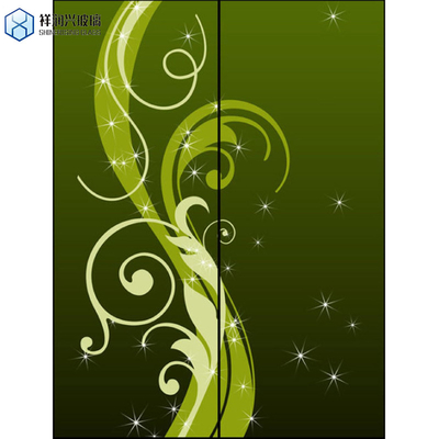 Puerta decorativa de cristal de pintura de vidrio opaco de colores con plomo paneles de vidrio tinto