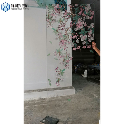 Cuarto de baño ducha ladrillo de cristal ladrillo de vidrio templado plano para la pared divisoria del baño