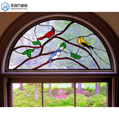 Casa Arquitectónica Decorativa 3-6mm Multiplanos Formas Panel de vidrio templado teñido