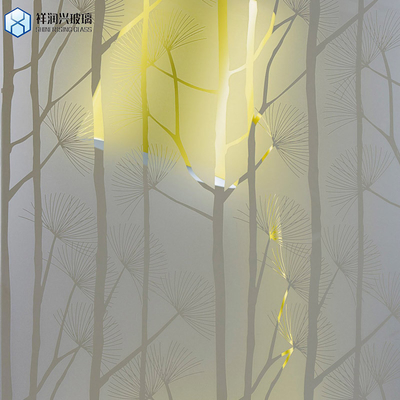 Casa Arquitectónica Decorativa 3-6mm Multiplanos Formas Panel de vidrio templado teñido