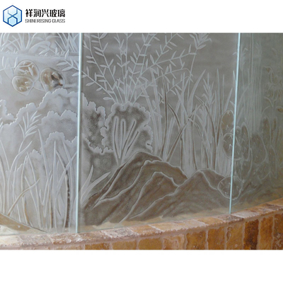 Casa Arquitectónica Decorativa 3-6mm Multiplanos Formas Panel de vidrio templado teñido