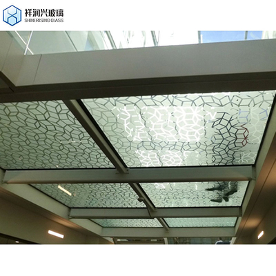 Casa Arquitectónica Decorativa 3-6mm Multiplanos Formas Panel de vidrio templado teñido