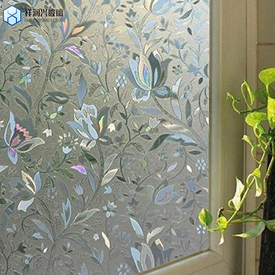 Artículo de superficie plana conforme a la fusión de arte con patrones paneles de vidrio flotado para decoración de paredes
