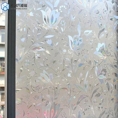 Artículo de superficie plana conforme a la fusión de arte con patrones paneles de vidrio flotado para decoración de paredes