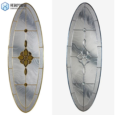 3mm-19mm espesor de vidrio curvo templado para ventanas patrones de vidrio grabado con ácido profundo