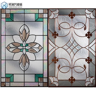 Vidrio templado con patrones físicos para ventanas arquitectónicas