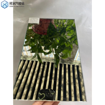 Homedecore Plata Antiguo Espejo de Vidrio con Marco de Vidrio y 5 Años de Servicio Posventa