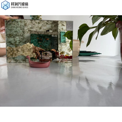 Vidrio de espejo antiguo de 3-10 mm Vidrio de espejo de pared clásico Vidrio de lámina para decoración moderna del hogar