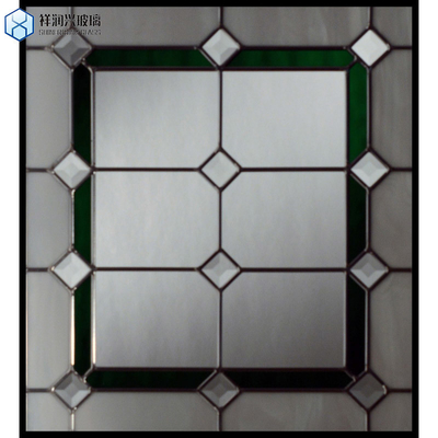 Construcción de pared divisoria de ladrillo de vidrio cristal cuadrado transparente azulejos de pantalla sólida