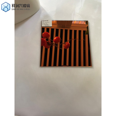 Espejo Rosa Bronce Oro Color Espejo Decorativo Vidrio Float Vidrio Moderno Espejo de Pared 1830*2440/2140*3300/2440*3660
