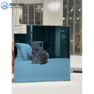 Producto principal Hojas de espejo de vidrio laminado Decoración de vidrio flotante coloreado Rectángulo de espejo