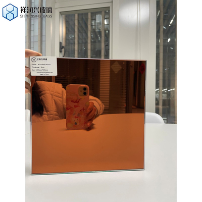 Espejo flotante de colores personalizado Decorativo Espejo de pared teñido para diseño de interiores
