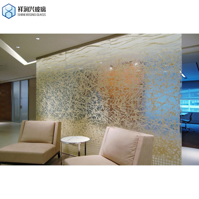 Ladrillo de vidrio con patrones personalizados para decoración de interiores Ladrillo de color certificado ISO