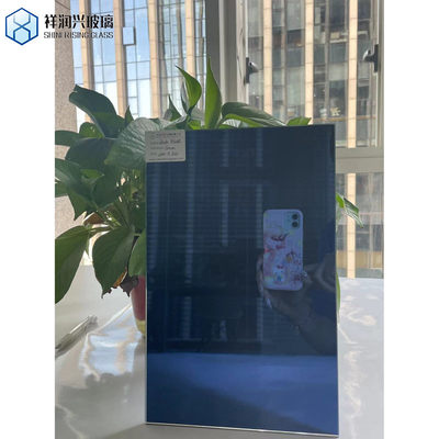 Espejo decorativo de color de borde recto y de biselado personalizado para edificios comerciales