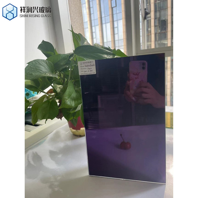 Piezas de espejo de plata de vidrio de doble recubrimiento de color cristalino transparente de aluminio espejo transparente de vidrio flotante vidrio personalizado