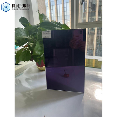 2440*3660 Vidrio flotante tintado colorado espejo decorativo vidrio para decoración del hogar