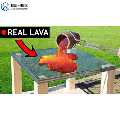 Gran demanda de 4 mm 5 mm de cristal cerámico transparente a prueba de calor para la chimenea Certificado CE
