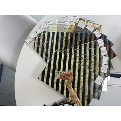 Tejas de vidrio de espejo antiguo personalizadas de 2 mm-10 mm para decoración de paredes en diferentes tamaños