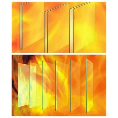 Vidrio flotante vidrio resistente al fuego vidrio de seguridad lámina de vidrio de 2 mm-12 mm para la construcción de edificios