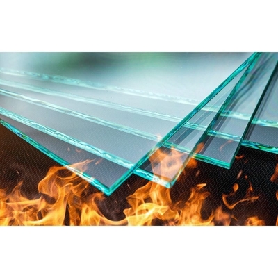 Vidrio flotante vidrio resistente al fuego vidrio de seguridad lámina de vidrio de 2 mm-12 mm para la construcción de edificios