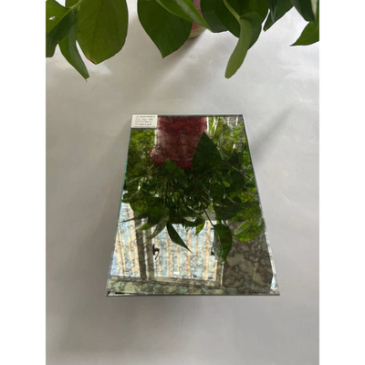 Hojas de vidrio de espejo antiguo de borde liso y pulido para decoración del hogar