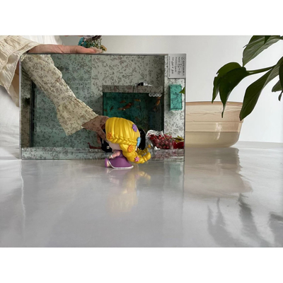 Cortar el panel de pared del espejo de vidrio decorativo procesado con estilo moderno y templado