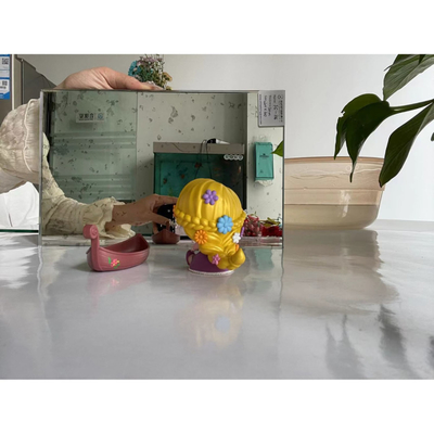 Cortar el panel de pared del espejo de vidrio decorativo procesado con estilo moderno y templado