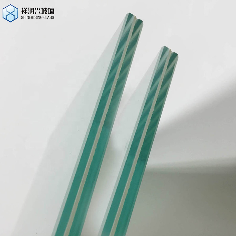 Vidrio laminado templado transparente de 4 mm 5 mm 6 mm 8 mm 10 mm 12 mm con certificado SGS
