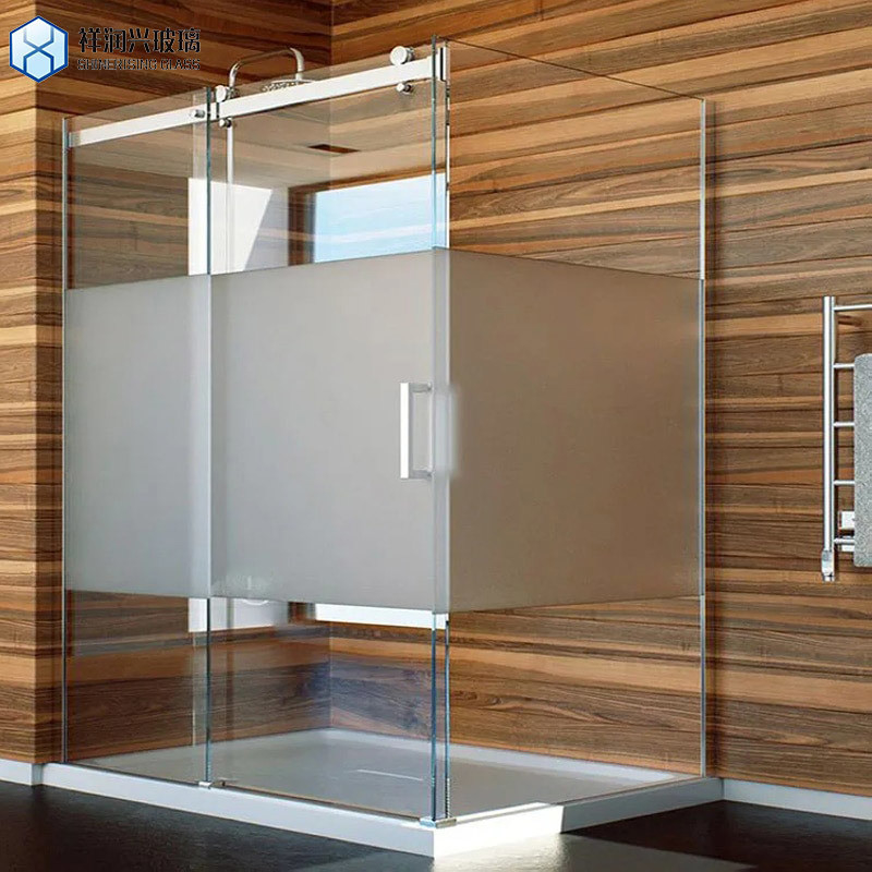Baño moderno minimalista Temperado de vidrio transparente Puerta de ducha con cerradura con certificado CE