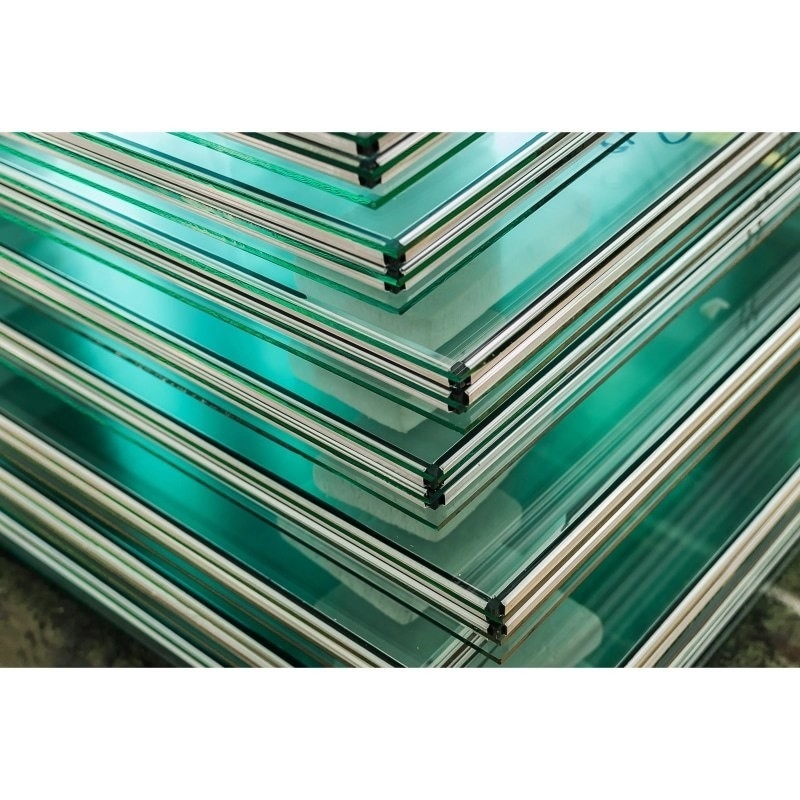 6mm 8mm 10mm 12mm Green Tempered Building Vidrio endurecido para el grado de acero súper templado