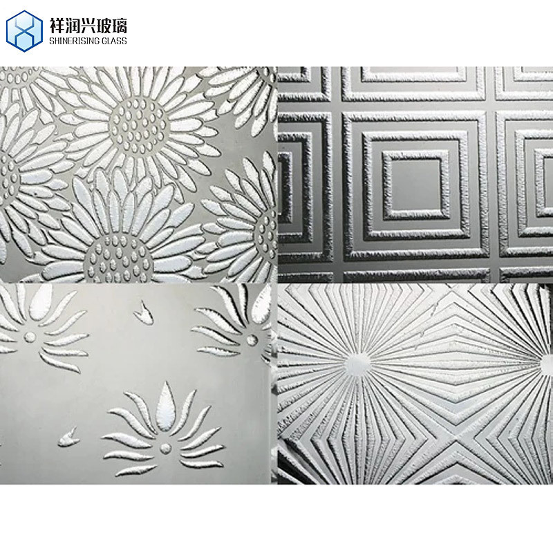 Muebles 2023 Diseño Rosa Cristal Noche Perla Vidrio con patrones 3mm 4mm 5mm con 5