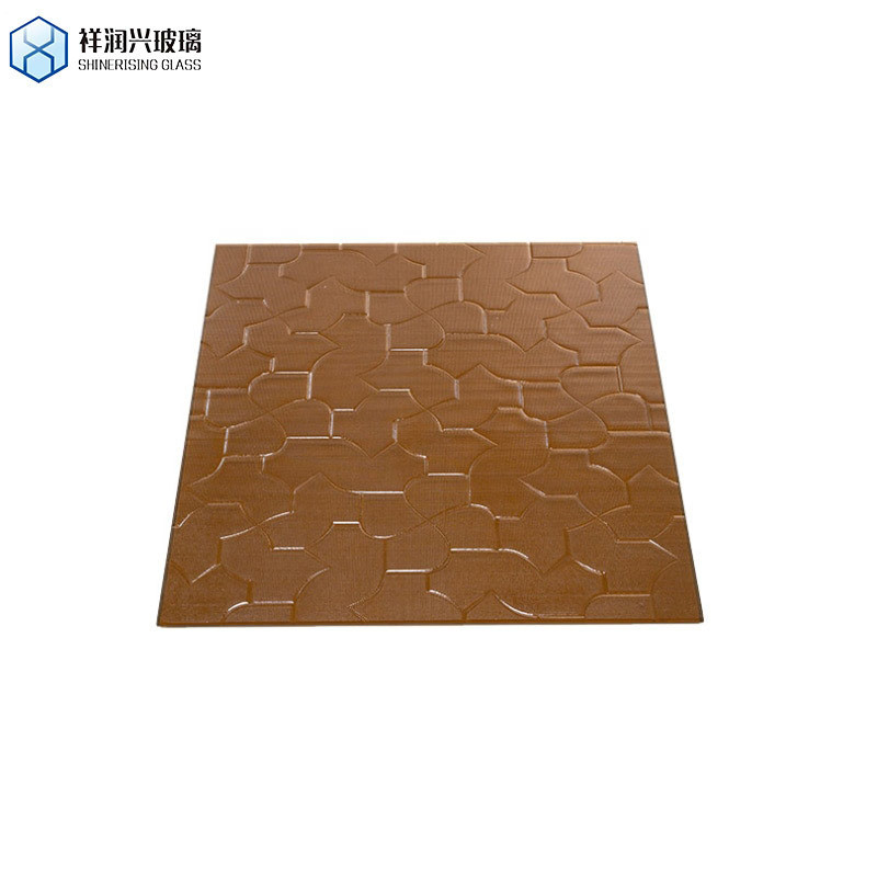 Hoja de vidrio de aluminio transparente de 2 mm, 3 mm, 4 mm, 5 mm y 6 mm de color para vidrio en relieve marrón