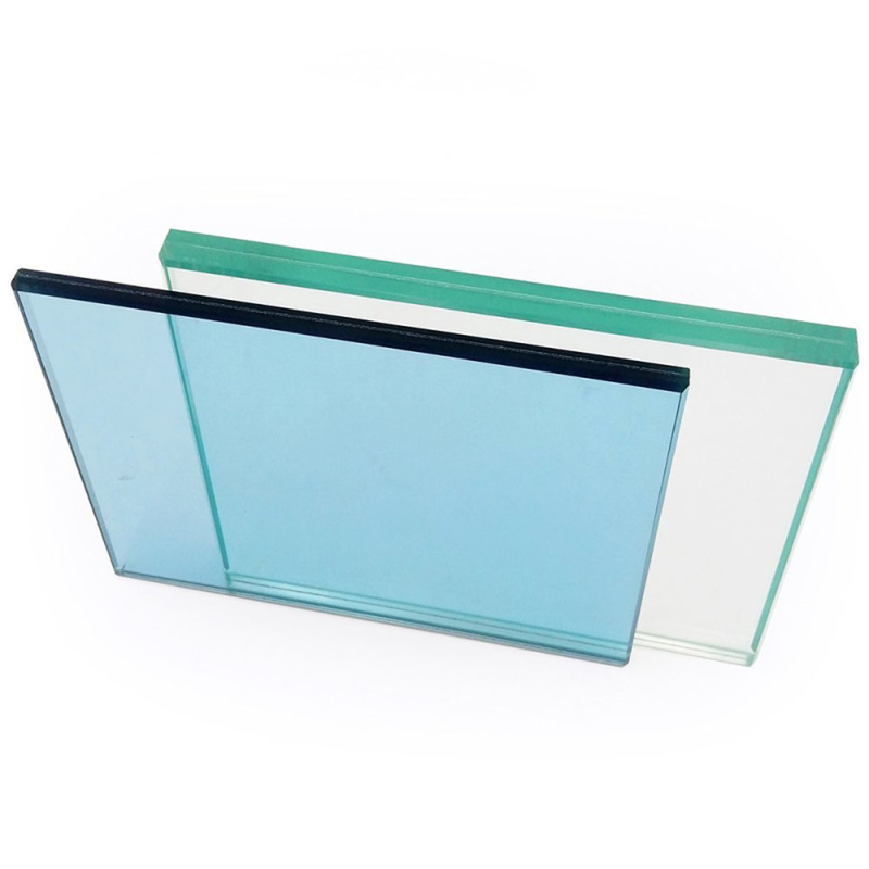 Vidrio transparente barandilla de balcón de acero inoxidable plano 100 x 100 cm 3 mm-19 mm Vidrio templado Tou