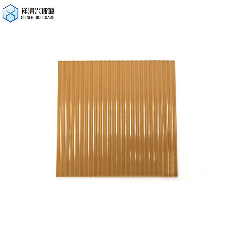 Vidrio decorativo personalizado con diseño grabado en ácido