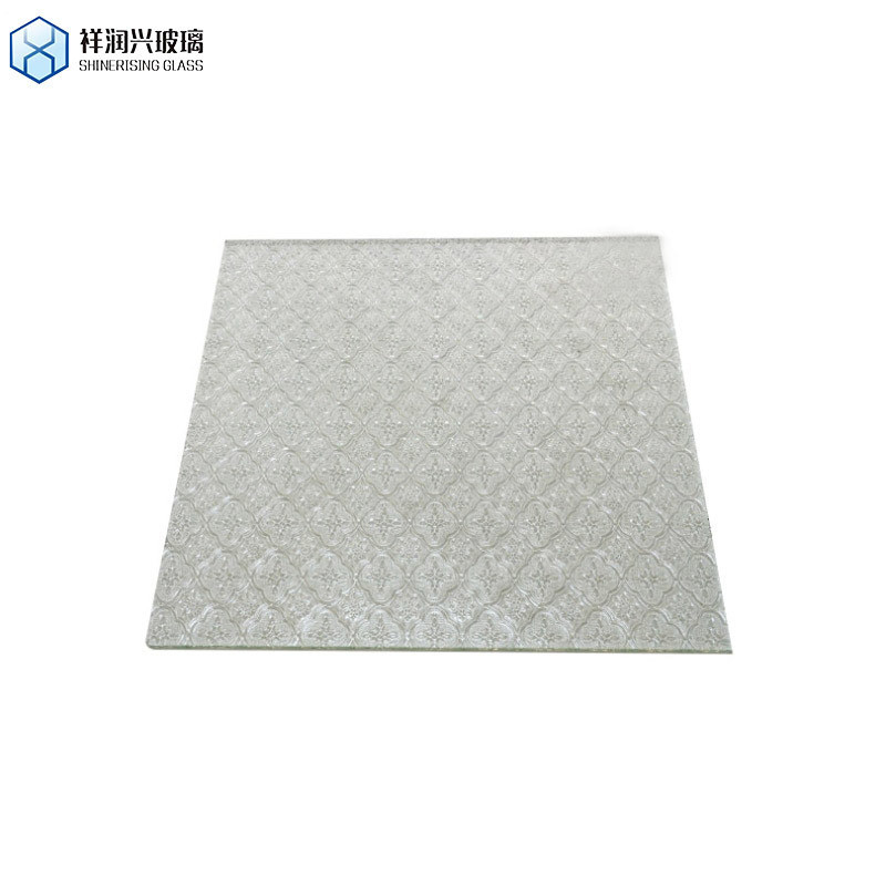 Vidrio con patrones de flora transparente de 3 mm 4 mm 5 mm para ventana de baño de Chinhilla Glasschina