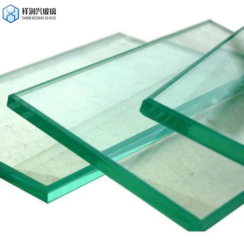 Puerta de vidrio laminada curvada, endurecida, transparente/baja resistencia al hierro, congelada/duecha, divisoria para edificios
