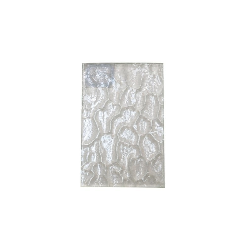 Vidrio laminado de 6 mm / vidrio figurado con patrón de onda ondulado Moru para decoración Superior
