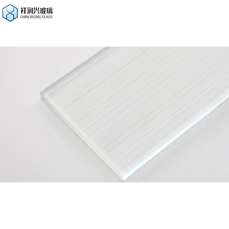 Vidrio templado extra claro hecho a mano para productos de vidrio pintado en el fondo