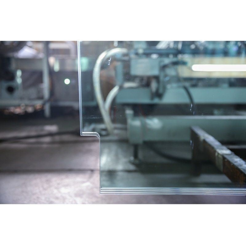 Pantalla de vidrio templado de alta calidad de aluminio de 3 mm-19 mm de gran arco HD para el estado de fragmento III