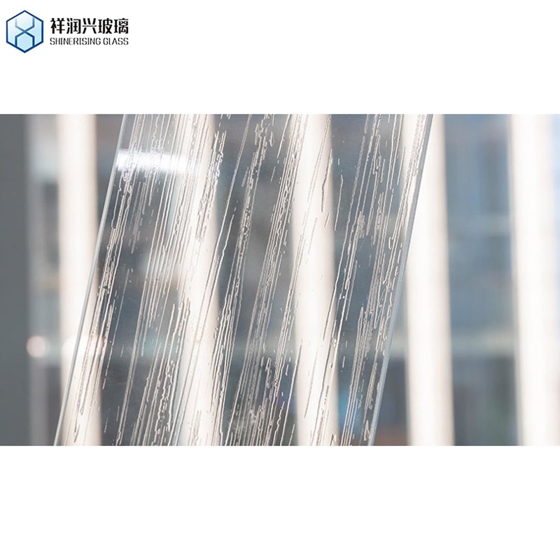 Panel solar de hierro bajo de 2-19 mm extraclaro vidrio templado para edificios con cableado decorativo