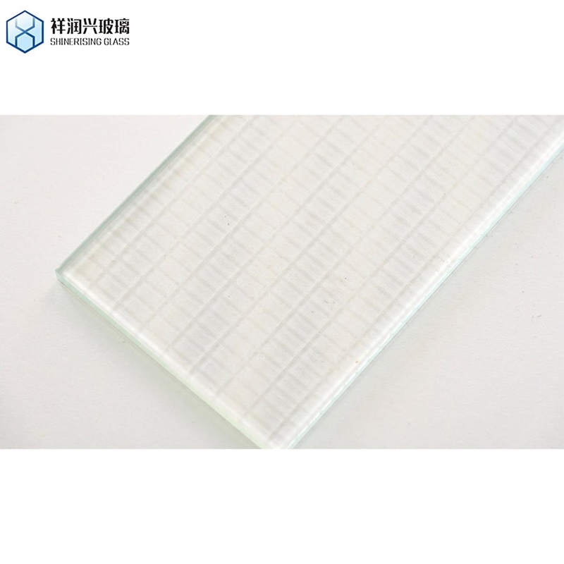 Vidrio decorativo de borde liso y pulido a prueba de balas Vidrio templado para puertas y paredes de bancos
