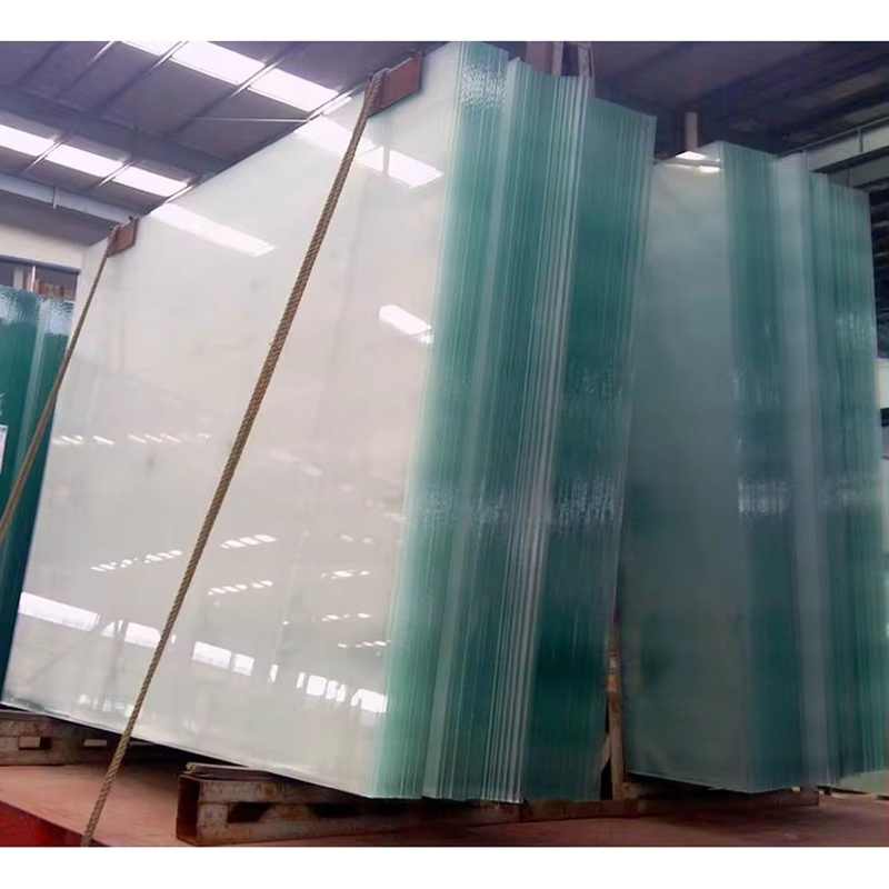 Vidrio templado transparente de 3-19 mm para techos de habitaciones y tecnicas laminadas