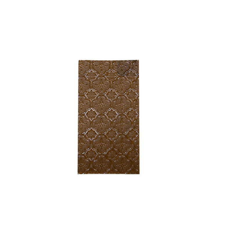 10 mm congelado 6 mm 5 mm de color de bronce con rastros claros con patrón de cristal de ducha panel flotante plano