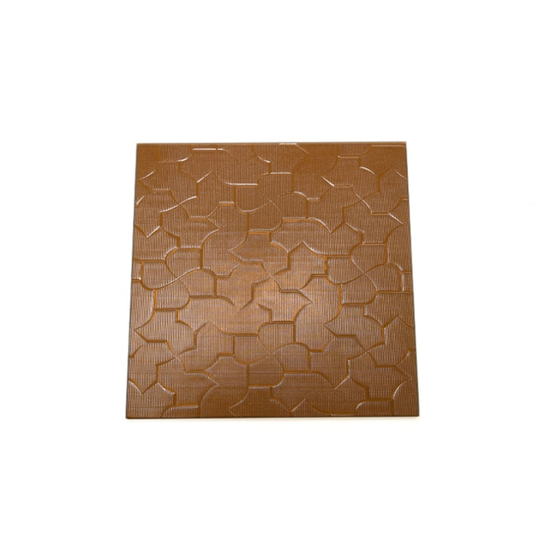 Puntos de lluvia Azul Gris Bronce Figura de arte Vidrio Moru Mistelita Flauta mosaico Flora Flora Bambú Ola Oceánico Patrón de vidrio