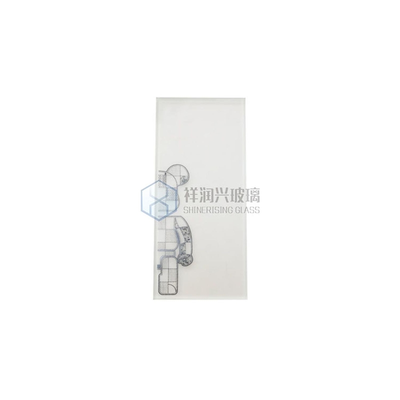 Vidrio templado plano decorativo claro personalizado para sala de estar Certificado CE