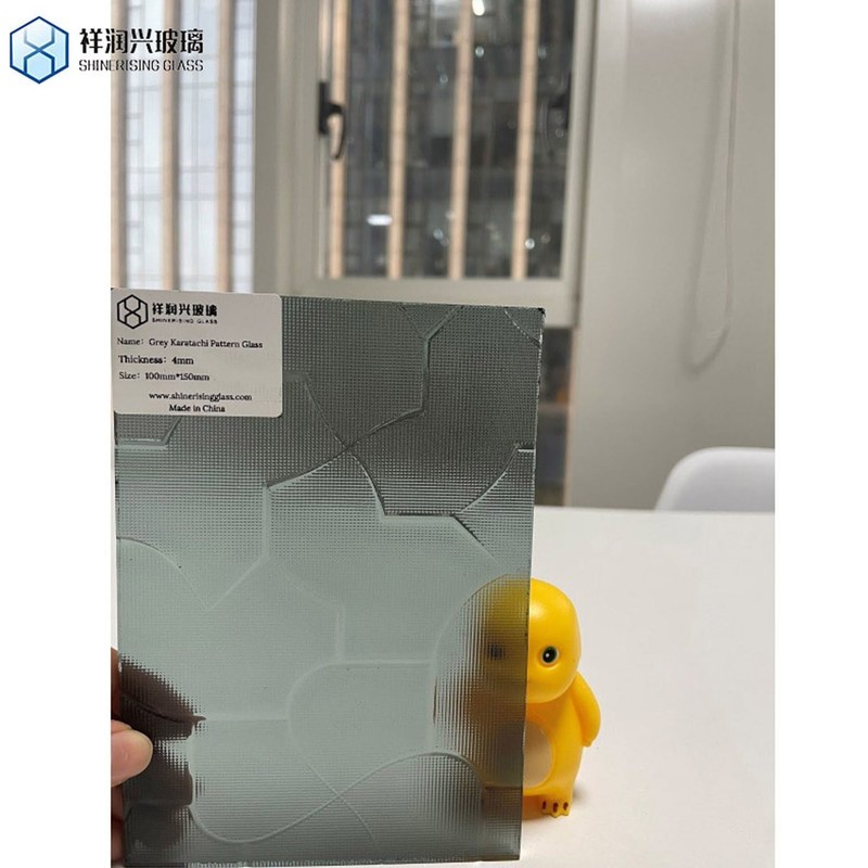 Vidrio de 5 mm, 8 mm y 10 mm con nervadura endurecida, personalizado para sus especificaciones arquitectónicas