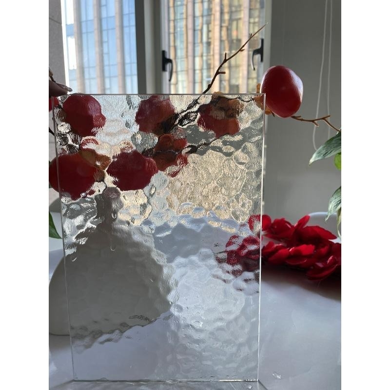 Vidrio Nashiji Millenium Karatachi Wanji de 5 mm transparente con patrones de vidrio laminado con figuras para decoración de edificios 4 mm