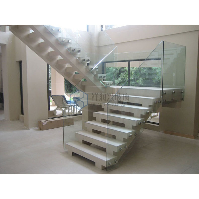 Vidrio templado personalizado de 3 mm-19 mm Vidrio endurecido para techos de edificios Vidrio de ventanas y puertas