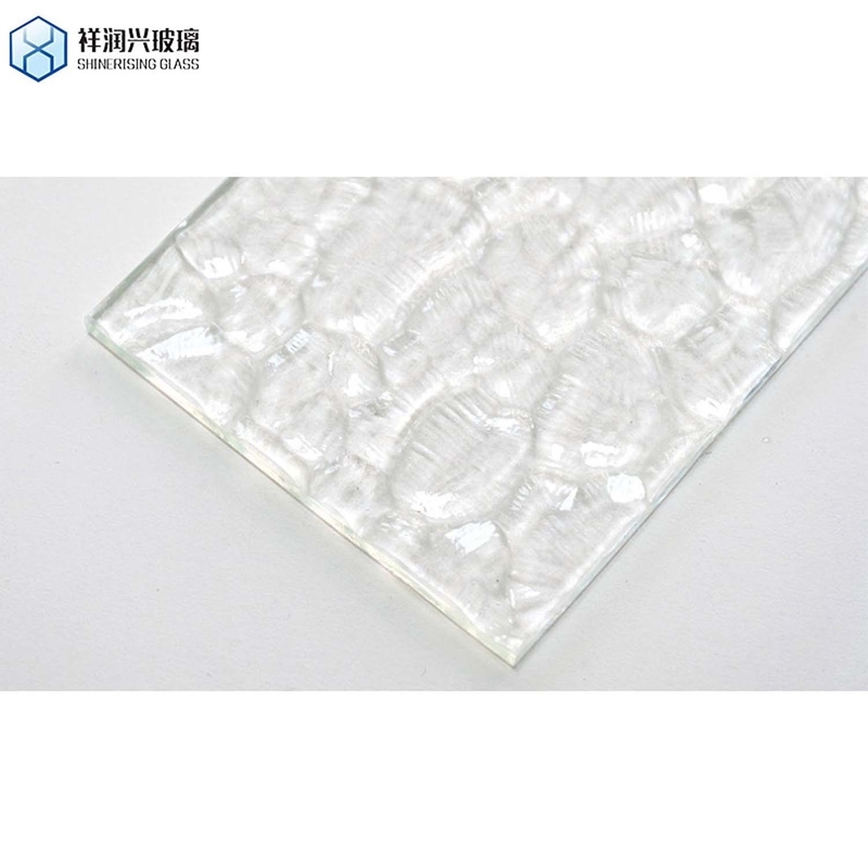 Vidrio de Karatachi Decorativo con patrones de vidrio figurado Partisión de vidrio con textura Arte Estructura sólida