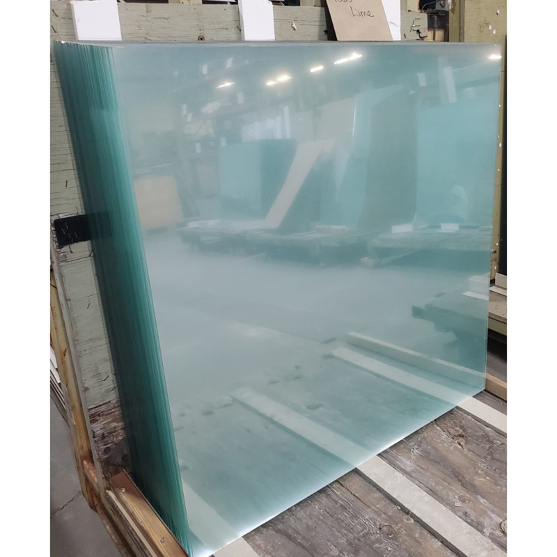 Vidrio templado transparente flotante de 10 mm de seguridad vidrio endurecido con bordes planos pulidos